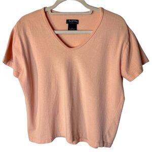 Co-operative Mfg. Co. Short Sleeve Top Peach Vintage Size M/L